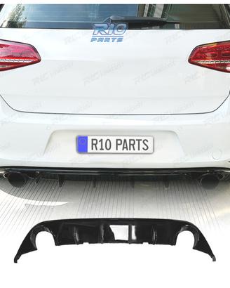 DIFFUSORE VOLKSWAGEN GOLF 7 12-17 LOOK TCR NERO LU