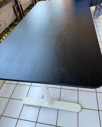 Scrivania Ikea 160x80 legno nero