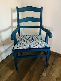 Sedia fantasia blu