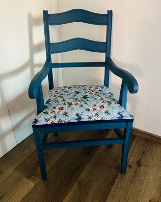 Sedia fantasia blu