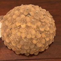 Lampadario a soffito vetro murano