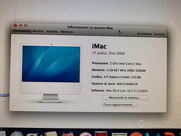 iMac G5 late 2006 2GB RAM Intel Core 2 Duo