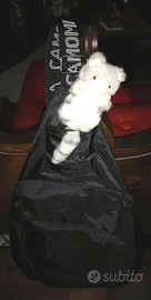 Borsa/Tracolla/Sacco Camomilla, Nera,Tasca Esterna