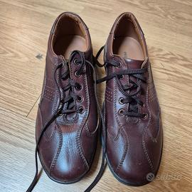 scarpe stringate uomo marrone scuro n. 41