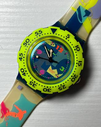 Swatch scuba Over the wave