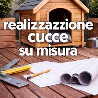 realizzazione cucce su misura per cani