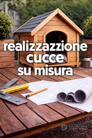 realizzazione cucce su misura per cani