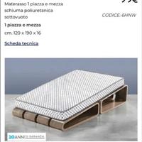 Materasso una piazza e mezza