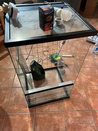 Rettilario accessoriato 50xx50x90