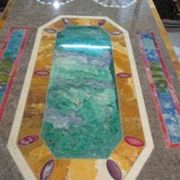 Tavolo in marmo e scagliola