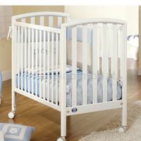 Lettino Pali Ciak bianco con materasso e piumone