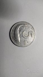 5 lire del 1952