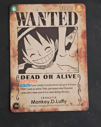 Monkey D. Luffy op13-118 Wanted eng 