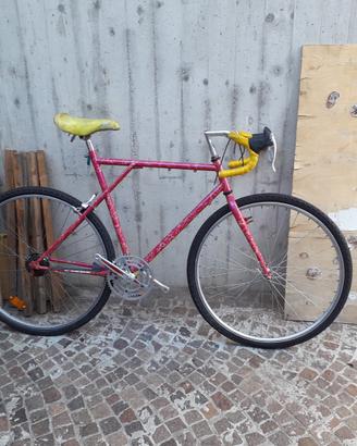 Bici gravel acciaio cromo campagnolo