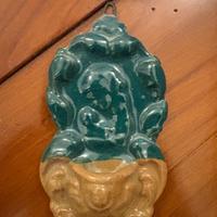 Acquasantiera in ceramica