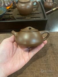 Teiera cinese Yixing 150cc, per tè, argilla, usata