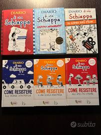 Set 6 libri della serie Diario di una schiappa