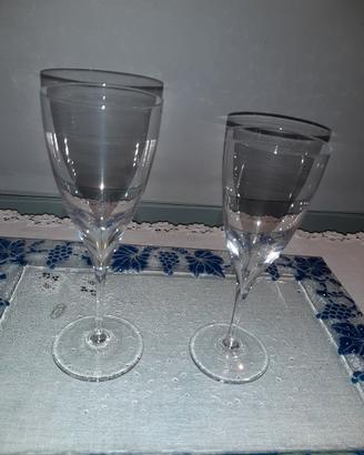 Servizio calici in cristallo livellara