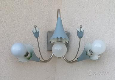 Rara coppia appliques angolari vintage anni 40/50