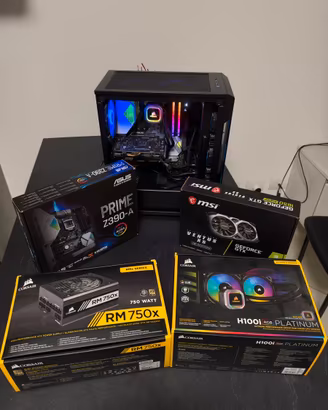PC Gaming i7 32GB RGB + Monitor 144Hz e Sedia
