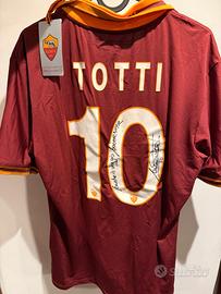 Maglia As Roma Totti 2013/2014 Firmata