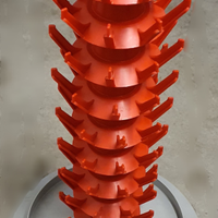 Scola bottiglie plastica rossa