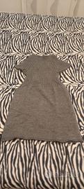 Vestito Zara grigio S/It 40/Eu 36 manica corta