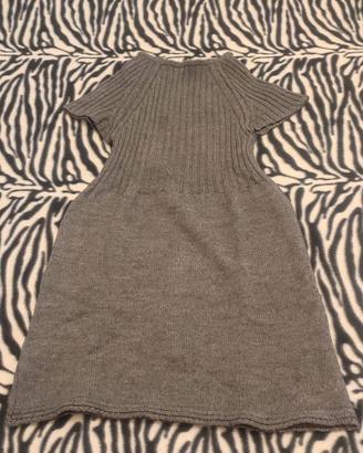 Vestito Zara grigio S/It 40/Eu 36 manica corta