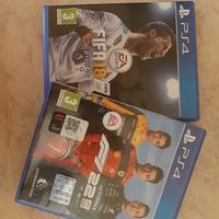 FIFA 18 e F1 22