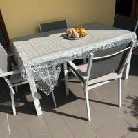 Tavolo da esterno in alluminio