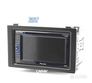 CORNICE NERA PER AUTORADIO 2-DIN PER SAAB 9-3