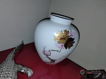 Vaso ceramica bianca pura