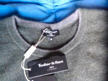 Pullover 100% cashmere unisex  TAILOR&SON