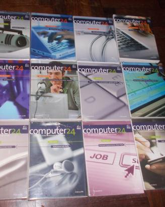 Lotto primi 12 cofanetti computer24 sole 24 ore