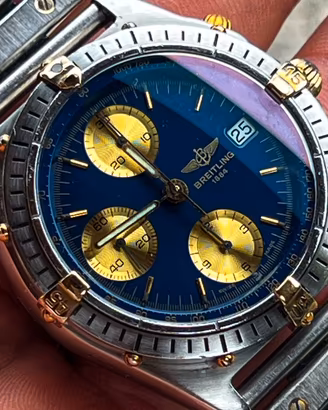 Breitling Chronomat Automatic 1ª Serie blue/oro