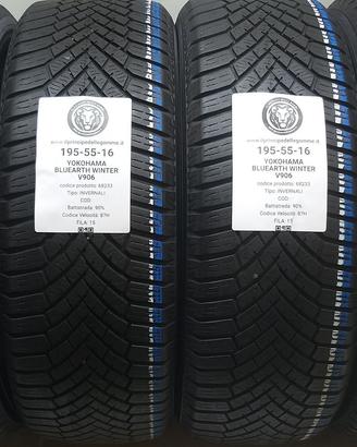 4 GOMME 195 55 16 YOKOHAMA A68233