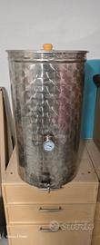 cisterna 100 lt acciaio inox