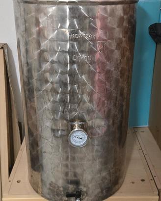 cisterna 100 lt acciaio inox