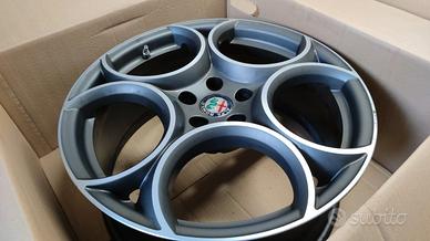 4 CERCHI IN LEGA ALFAROMEO STELVIO 19" COD.A1076