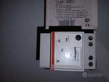 voltmetro analogico abb 300v ac