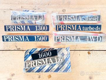 LANCIA PRISMA stemmi loghi scritte badges