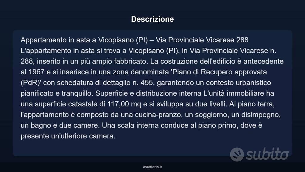 Appartamento – Vicopisano, Novi - Vista 3
