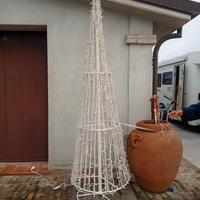 albero di Natale in metallo verniciato a fuoco 