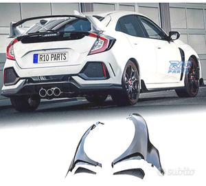 KIT 2 PARAFANGHI HONDA CIVIC TYPE R 16-20 IN METAL