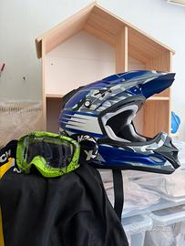 Casco motocross taglia S(56cm) in ottime condizion