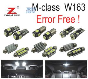 KIT 18 LAMPADE LED INTERNE MERCEDES CLASSE M W164 