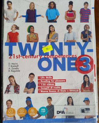 "Twenty-one" 3° vol. libro inglese scuola media