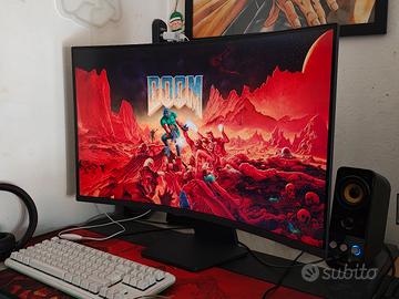 Monitor curvo