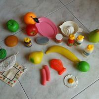 Lotto frutta e cibo giocattolo 