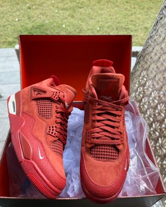 Scarpe da basket Air Jordan 4, arancioni, taglia38